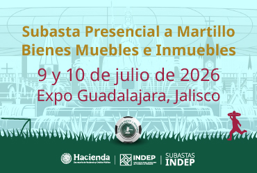 Subasta Presencial a Martillo de Bienes Muebles e Inmuebles
